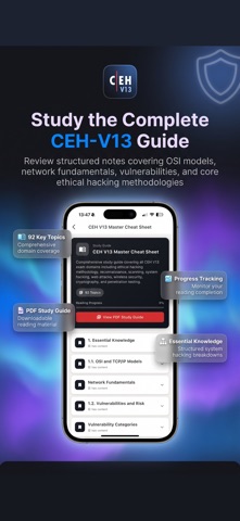 CEH V13 Prep 2026 ® ExamCert iPhone screenshot