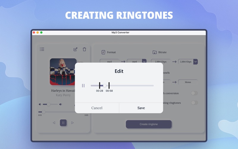 MP3 Converter: Ringtone Maker Screenshot