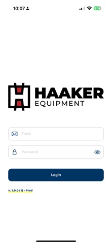 Haaker Service App Screenshot 1 of 3
