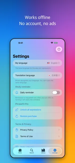 PhraseFit: Japanese & Korean screenshot 2