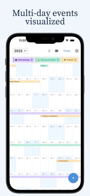 Linear Calendar - Chronos screenshot 3