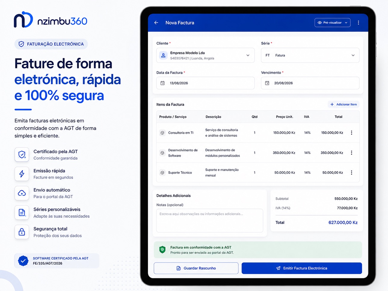 Screenshot 7 of Nzimbu360 - Faturação e Gestão