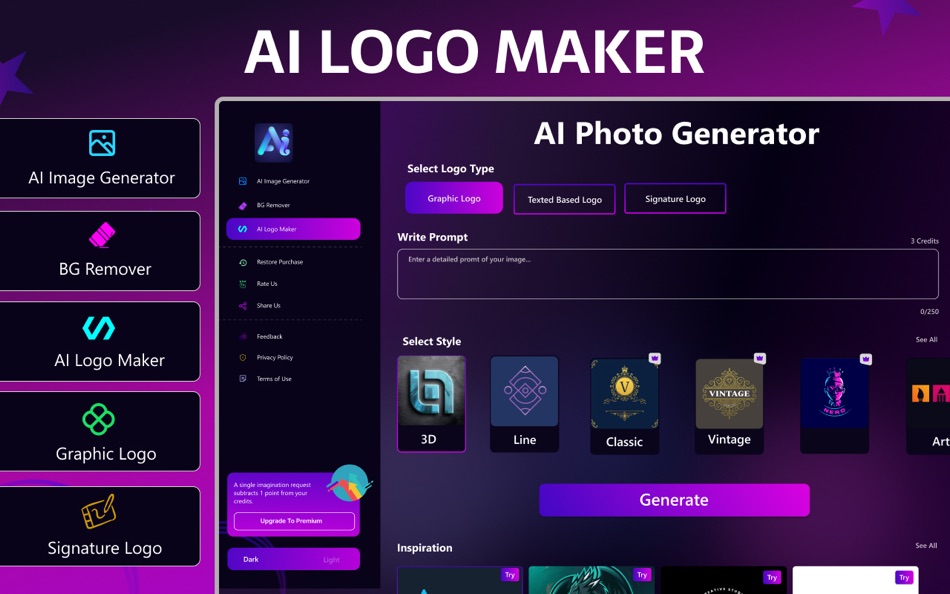 #4. AI Image Generator & Art Photo (macOS) Ved: Arslan Ahmad