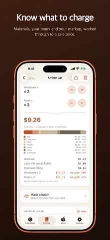 Meltpool: Candle Calculator Screenshot 7 of 9