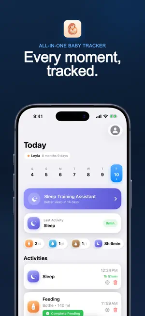 Baby Tracker & Sleep: RADLE screenshot 1