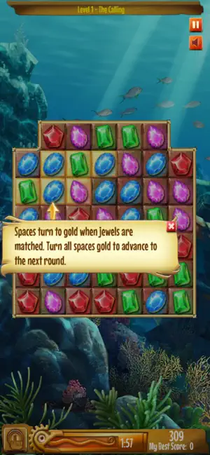Quest Jewel: Match 3 Odyssey screenshot 2