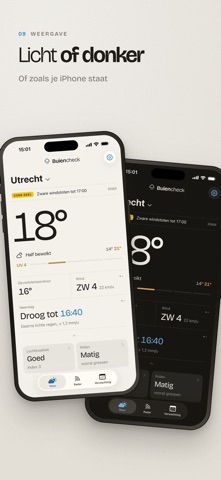 Buiencheck – regenradar iPhone screenshot 9