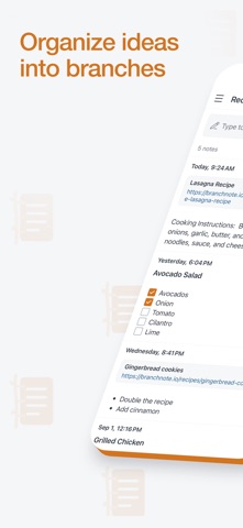 Branchnote - Markdown Notes Screenshot 1 of 8