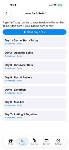 Lower Back Stretching Screenshot 3 of 9