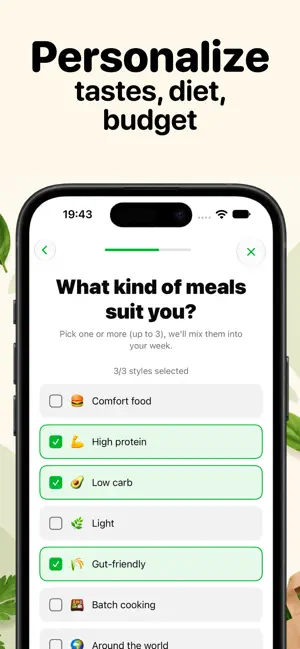 Meal Plan & Recipes – Mibo screenshot 2
