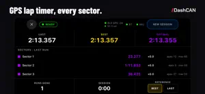 DashCAN: Lap Timer & ECU Dash screenshot 4