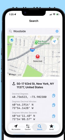 Gps Coordinates - My Location iPhone screenshot