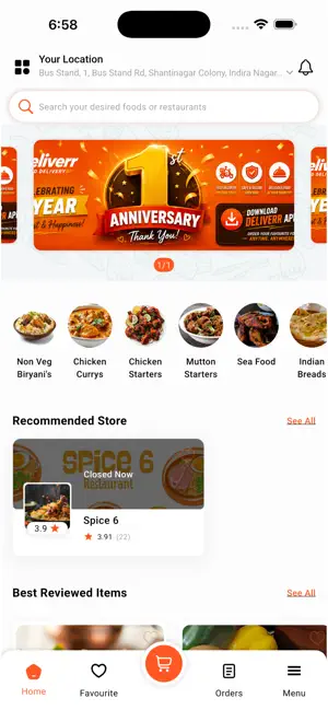 Deliverr - Food & Grocery screenshot 2