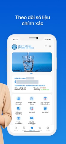 Cấp nước Hải Phòng iPhone screenshot 3