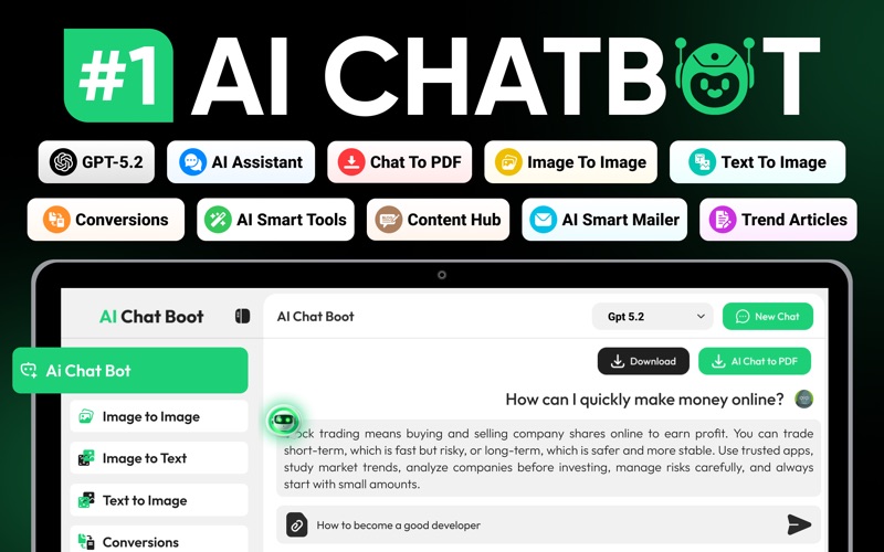 AI Chatbot- Chat Ask Assistant app screenshot