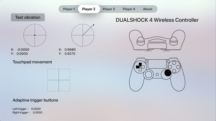 Screenshot #2 pour Gamepad Test