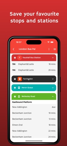 London Bus Pal app screenshot 2
