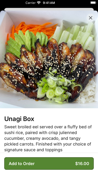 The Sushi Box TB iPhone screenshot 4 - Food & Drink app