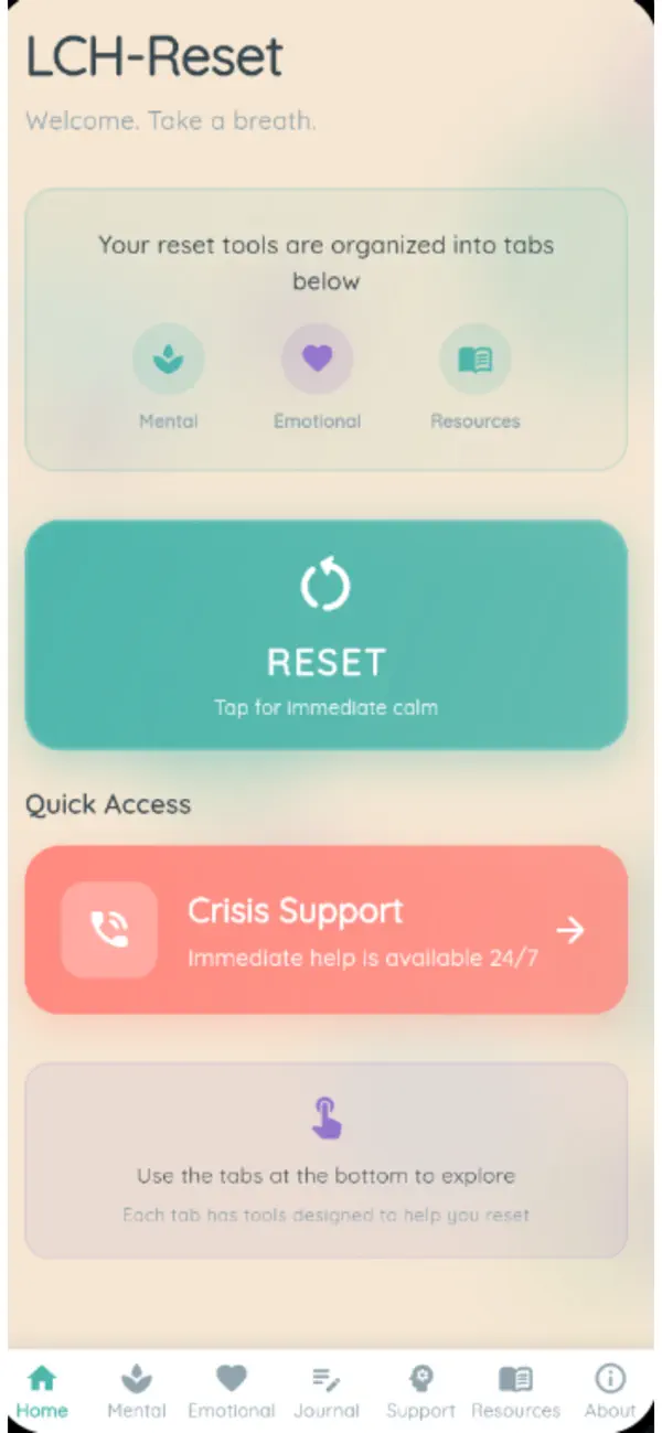 Screenshot #1 pour LCH-Reset