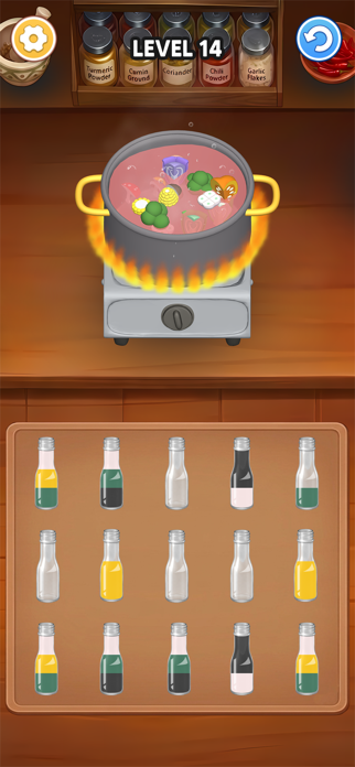 Spice Sort:Cooking Puzzle Chef Screenshot 4 of 5
