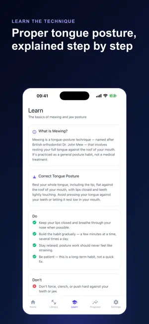 Jawline Trainer: Mewing screenshot 4