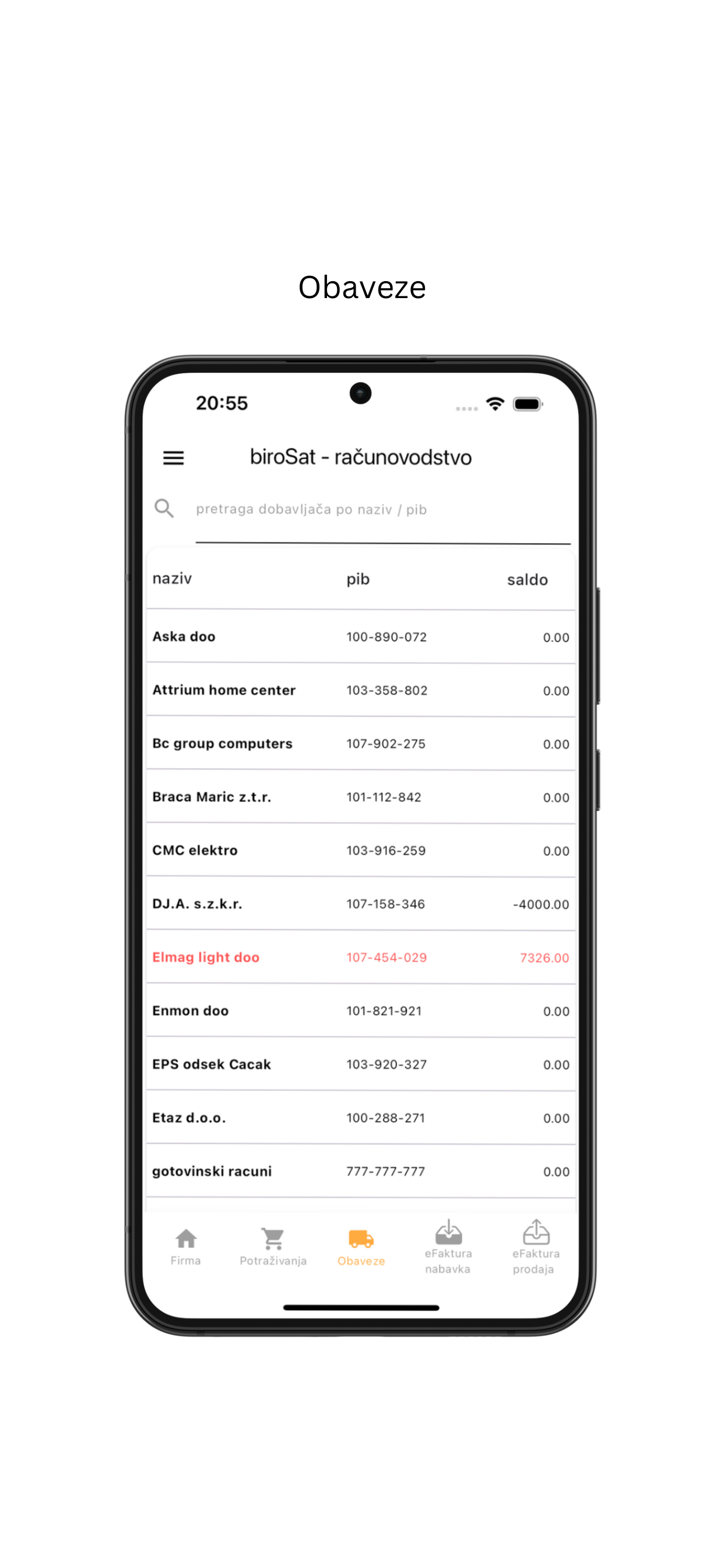 biroSat - računovodstvo Čačak screenshot 5