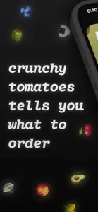 crunchy tomatoes menu scanner screenshot #1 for iPhone