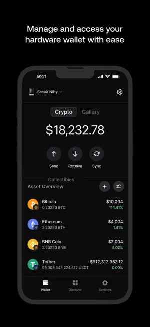 SecuX Wallet screenshot 1