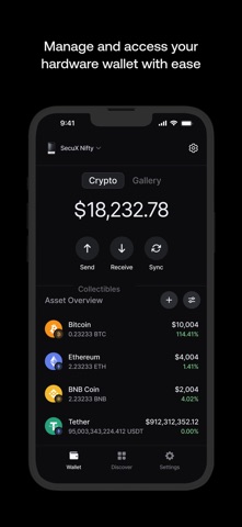 SecuX Wallet Screenshot 1 of 3