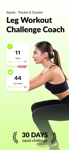 Squats - Tracker & Counter Screenshot 1 of 6