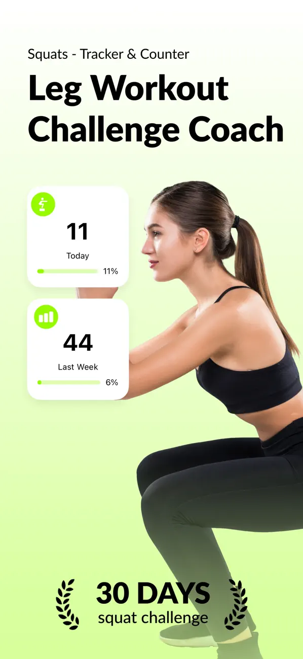 Screenshot #1 pour Squats - Tracker & Counter