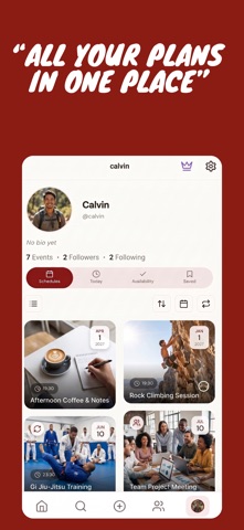 Pivvle: Social Plan & Schedule iPhone screenshot