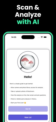 蘑菇标识符AI LG screenshot