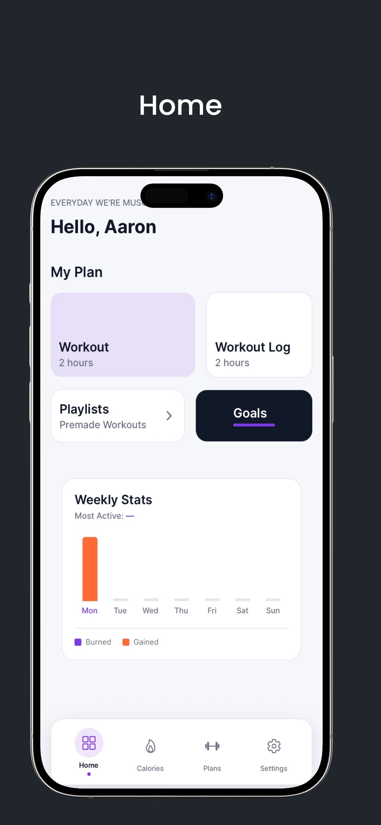 Screenshot 1 of Lime AI: calories and workout