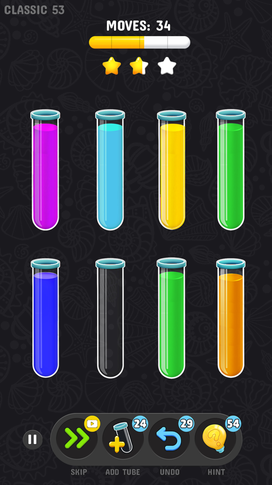 #4. Color Water Sort Puzzle 3D (iOS) 来自: TapNation