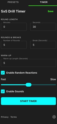 BJJ Reaction Timer Screenshot 1 of 1