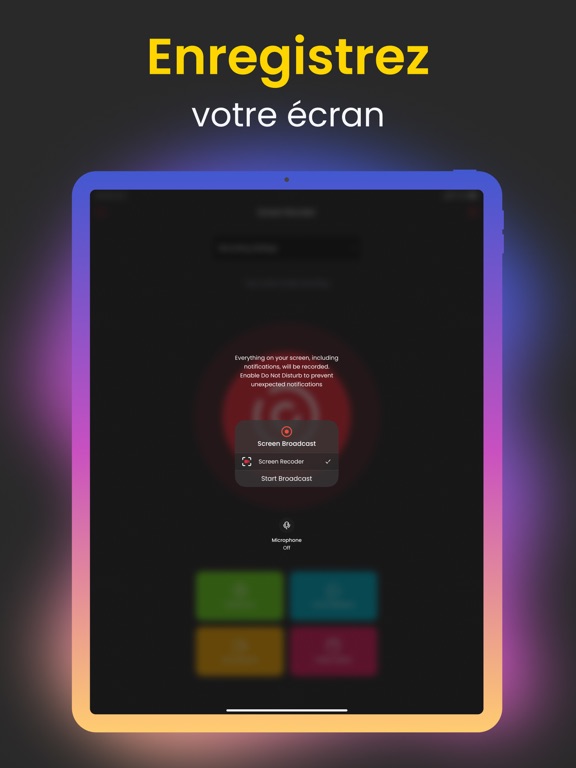 Screenshot #6 pour Enregistreur d'écran et Vidéo