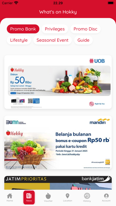 Hokky Membership Screenshot