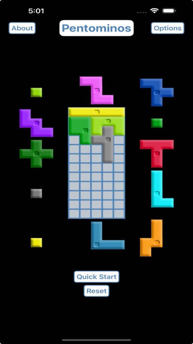 Pentominos Screenshot