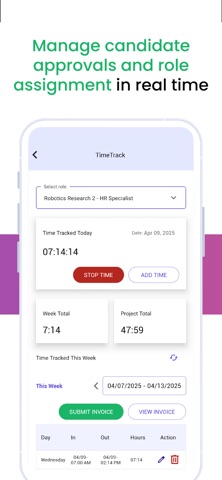 Staftr | Contractor Staffing iPhone screenshot