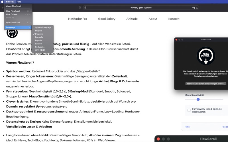 App screenshot