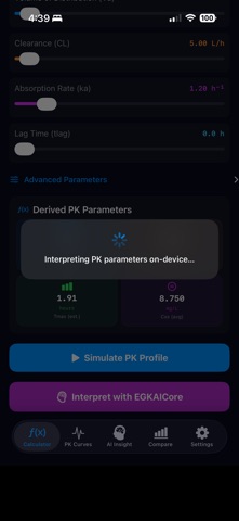 EGK AIPharmaCalc screenshot