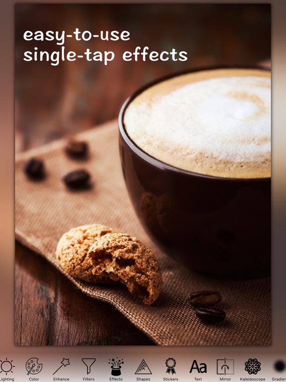 Photo Editor PRO X2 iPad screenshot 1 - Photo & Video app