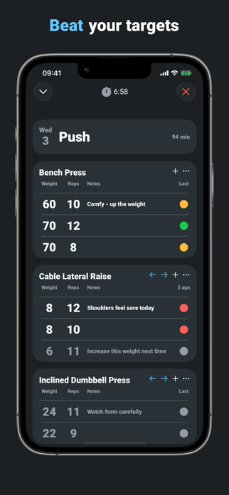 Pump - Workout Tracker Screenshot 2 of 5