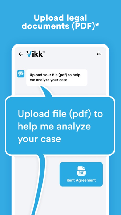 Vikk - AI Lawyer & Legal Help Screenshot