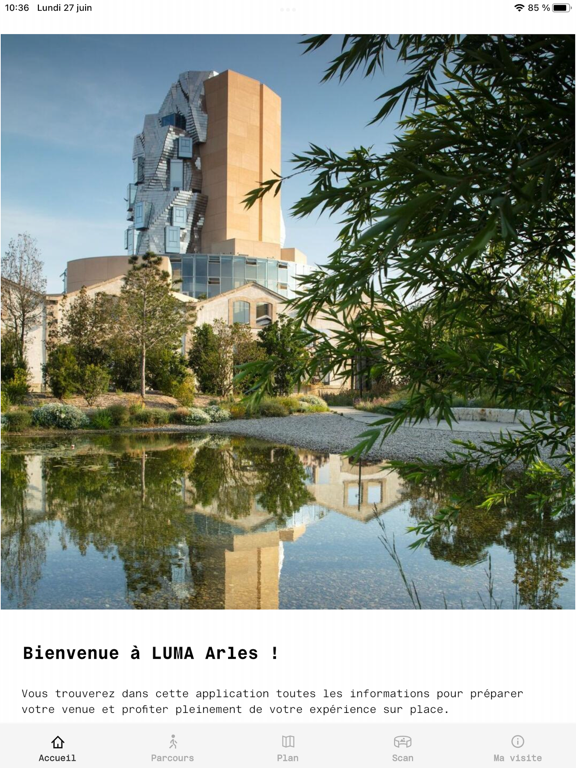 LUMA Arles iPad screenshot