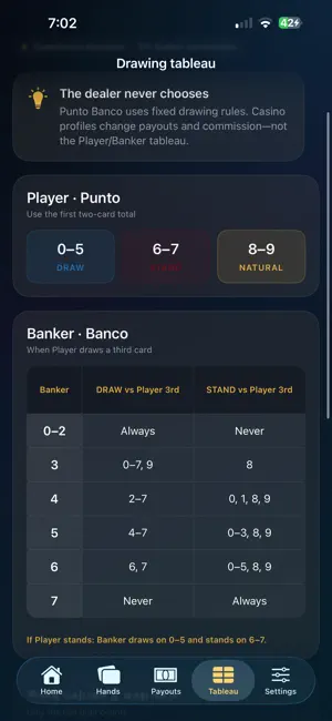 iCroupier: Punto Banco screenshot 1