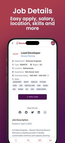 Resume Maker - Quick & Easy Screenshot 5 of 7