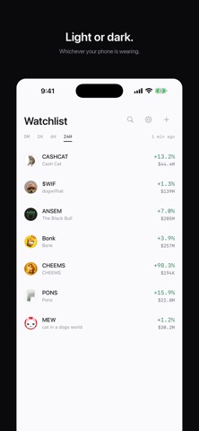 Tickset: Widgets for Memecoins Screenshot 6 of 10