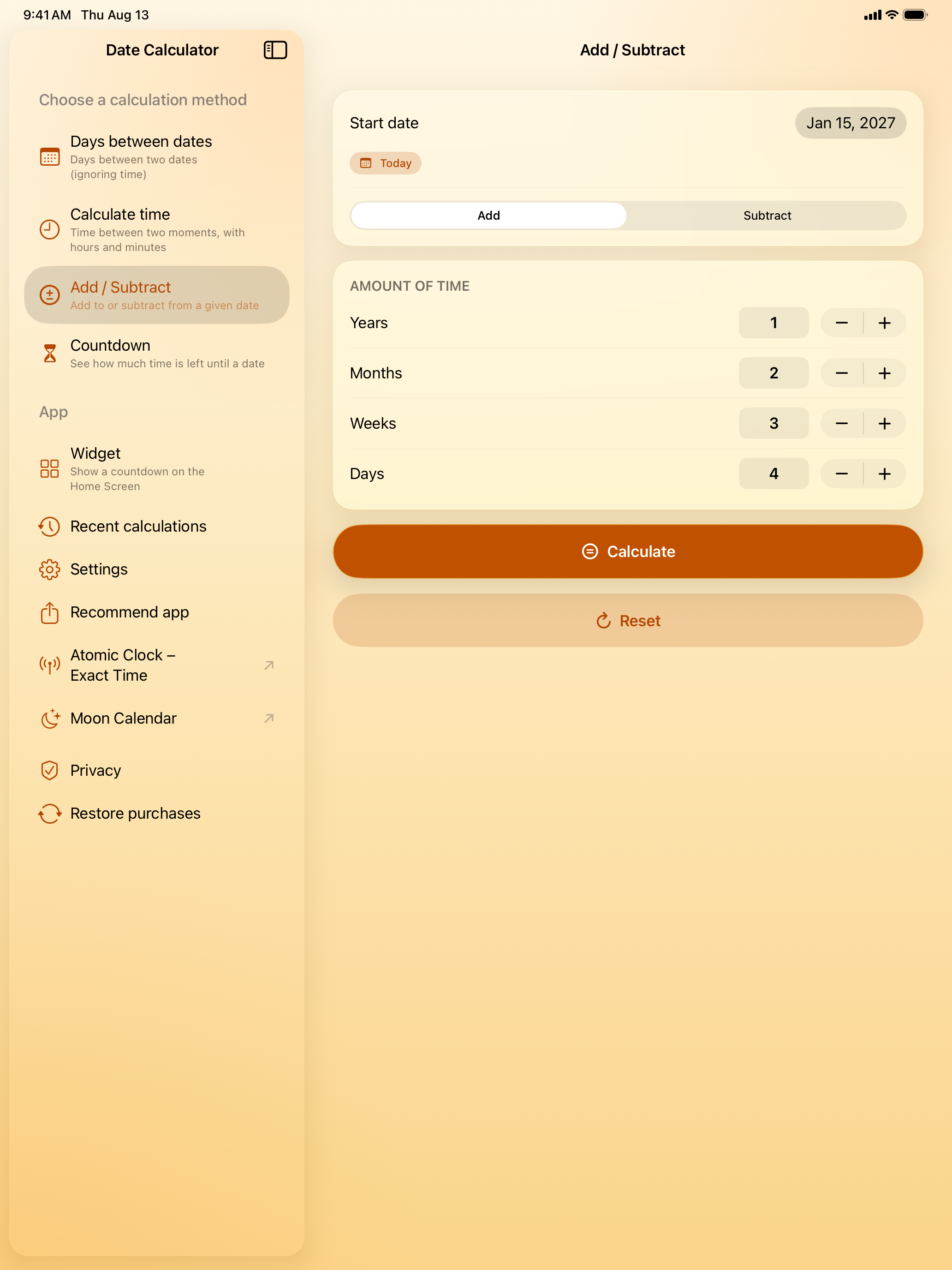 The Date Calculator PRO screenshot 15